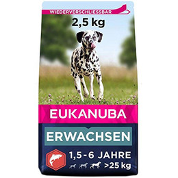 Produktbild von Eukanuba Adult All Breeds Lachs Trockenfutter - 2,5 kg