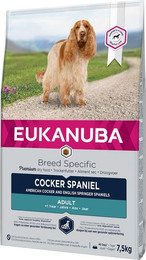 Produktbild von Eukanuba Adult Breed Specific Cocker Spaniel Trockenfutter mit Huhn - 7,5 kg