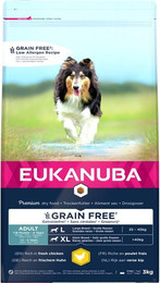 Produktbild von Eukanuba Adult Grain Free L Große Rassen - 3 kg