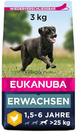 Produktbild von Eukanuba Adult Large Breeds Hundefutter mit frischem Huhn - 3 kg