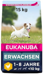 Produktbild von Eukanuba Adult Small Breed Huhn Trockenfutter für kleine Hunde - 15 kg