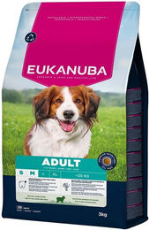 EUKANUBA Adult Small Medium Breeds Lamb Rice 3 kg Trockenfutter für kleine und mittelgroße Hunderassen mit Lamm und Reis – Bild 1 von 13