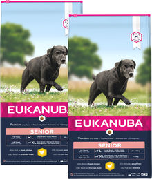 Produktbild von EUKANUBA Caring Senior Large Breed reich an frischem Huhn 30 kg (2 x 15kg)