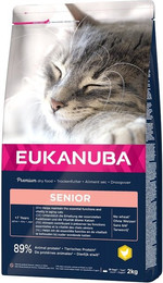 Produktbild von Eukanuba Cat Senior All Breeds Top Condition Chicken & Liver - 2 kg