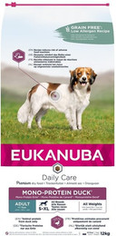 Produktbild von Eukanuba Daily Care Mono-Protein Hundefutter Ente - 12 kg