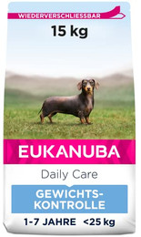 Produktbild von Eukanuba Daily Care Weight Control Small/Medium Adult Dog - 2 x 15 kg