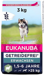 Produktbild von EUKANUBA Grain Free Adult Lammfleisch für große Rassen - 3 kg
