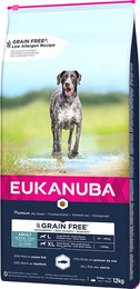 Produktbild von Eukanuba Grain Free Adult Large Dogs mit Lachs - 2 x 12 kg