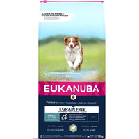 Produktbild von Eukanuba Grain Free Adult Small & Medium Breed Lamm - 12 kg