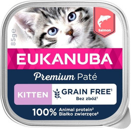 Produktbild von EUKANUBA Grain Free Kitten Pastete Lachs - 85 g