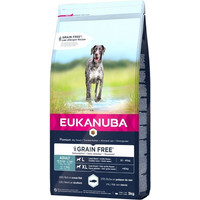 Produktbild von EUKANUBA Grain Free Large Adult Hundefutter mit Fisch - 3 kg