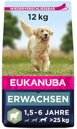 Produktbild von Eukanuba Hundefutter mit Lamm & Reis für große Rassen - 2 x 12 kg