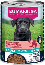 Produktbild von EUKANUBA Life Care Adult Rich in Beef 400 g Pastete für Hunde mit Rindfleisch und Kürbis