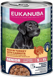 Produktbild von EUKANUBA Life Care Senior Rich in Turkey 400 g Pastete für ältere Hunde reich an Truthahn und Karotten