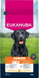 Produktbild von Eukanuba Premium Nutrition Junior Large & Giant Breed Huhn - Sparpaket: 2 x 15 kg