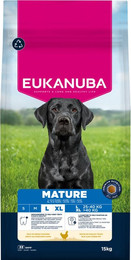 Produktbild von Eukanuba Premium Nutrition Mature Large & Giant Breed Huhn - Sparpaket: 2 x 15 kg