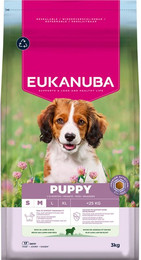 Produktbild von Eukanuba Premium Nutrition Puppy Small & Medium Breed Lamm & Reis - Sparpaket: 2 x 3 kg