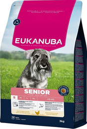 Produktbild von Eukanuba Premium Nutrition Senior Small Breed Huhn - Sparpaket: 2 x 3 kg
