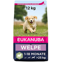 Produktbild von Eukanuba Puppy Lamm & Reis für große Rassen - 2 x 12 kg