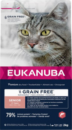 Produktbild von Eukanuba Senior Grain Free Reich an Lachs - 2 x 10 kg