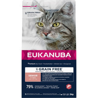 Produktbild von Eukanuba Senior Grain Free Reich an Lachs - 2 x 10 kg