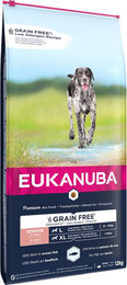 Produktbild von Eukanuba Senior Large Breed Grain Free Seefisch - 12 kg