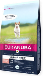 Produktbild von Eukanuba Senior Small & Medium Breed Getreidefreies Trockenfutter mit Seefisch - 3 kg