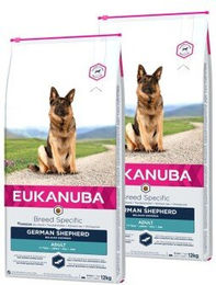 EUKANUBA Trockenfutter für Deutsche Schäferhunde Adult - 2 x 12 kg – Bild 1 von 3