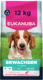 Produktbild von EUKANUBA Trockenfutter Hund, Adult, klein/mittelgroß, Lachs 12 kg