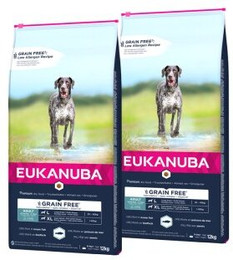 Produktbild von EUKANUBA Trockenfutter Hund Large Breed Adult getreidefrei mit Fisch - 2 x 12 kg