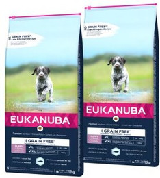 Produktbild von EUKANUBA Trockenfutter Hund Large Breed Puppy getreidefrei - 2 x 12 kg