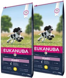 Produktbild von EUKANUBA Trockenfutter Hund Medium Breed Puppy Huhn - 2 x 15 kg