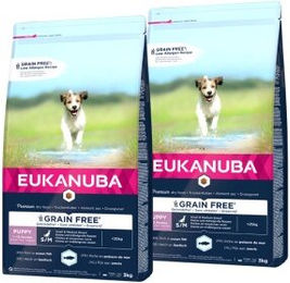 Produktbild von EUKANUBA Trockenfutter Hund Small & Medium Breed Puppy getreidefrei - 2 x 3 kg