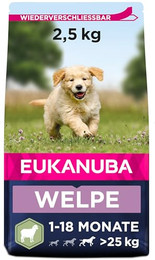 Produktbild von Eukanuba Welpenfutter Lamm & Reis für große Rassen - 2,5 kg