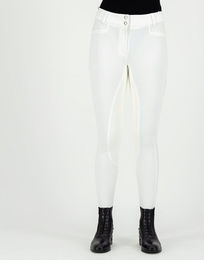 euro-star Reithose Comp Grip Connect ESArielle, white - 38 – Bild 1 von 4