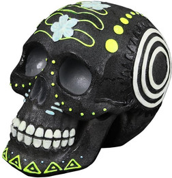 Produktbild von Europet-Bernina Aquariendeko Dia de los Muertos Schädel schwarz