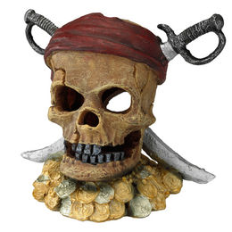 Produktbild von Europet-Bernina Aquariendeko Piraten-Totenkopf mit Schwertern