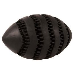 Produktbild von Europet Bernina Hunde Snackspielzeug Nibble me Rugby schwarz, Größe: L