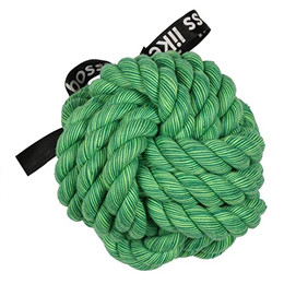 Produktbild von Europet Bernina Hundespielzeug geflochtener Ball grün 10 cm - 10 cm
