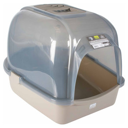 Produktbild von Europet Bernina Katzentoilette Eclipse transparent/grau Größe M