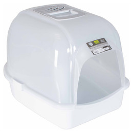 Produktbild von Europet Bernina Katzentoilette Eclipse transparent/weiß Größe L