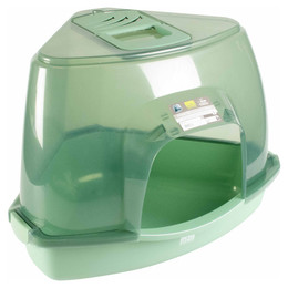 Produktbild von Europet Bernina Katzentoilette Prism transparent/grün Größe M