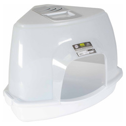 Produktbild von Europet Bernina Katzentoilette Prism transparent/weiß Größe M