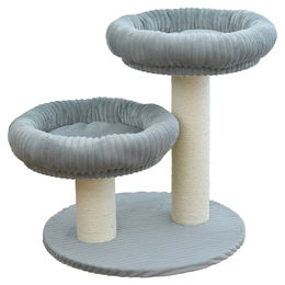 Produktbild von Europet Bernina Kratzbaum Cordoba hellgrau, Maße: 60 x 60 x 65 cm