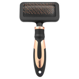 Produktbild von Europet Bernina NOIR Soft Slicker Brush Zupfbürste M