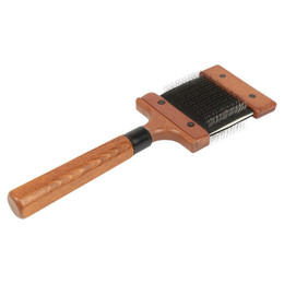 Produktbild von Europet Bernina Pflegeset Noir Japandi Duo-Slickerbürste braun