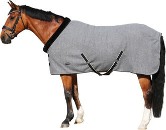 Produktbild von Euroriding Abschwitzdecke mit Teddyfellkragen