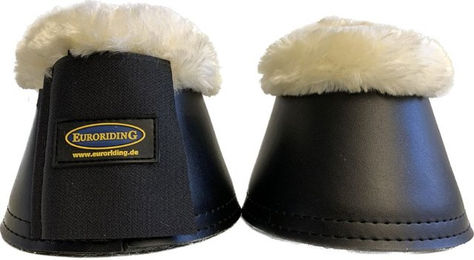 Produktbild von Euroriding Neopren Hufglocken mit Kunstfellrand