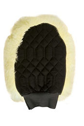 Produktbild von Euroriding Putzhandschuh Puha mit einseitigem Lammfell