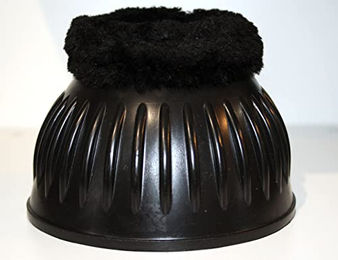 Produktbild von Euroriding Sprungglocke Gummi mit Kunstfell und Klettverschluss